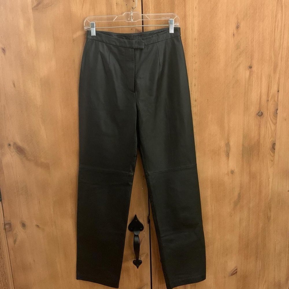 Black Leather Pants
